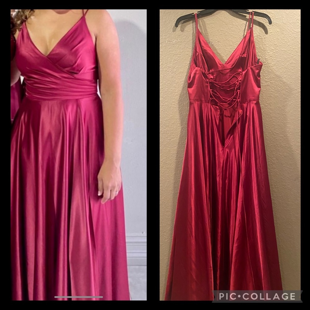 Burgundy Formal Dress